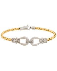 Meshmerise - 18k Rose Gold Vermeil 0.15 Ct. Tw. Diamond Mesh Bangle - Lyst