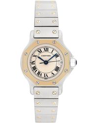 Cartier - Santos Octagon Watch, Circa 2000S (Authentic Pre-Owned) - Lyst