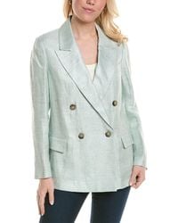 Peserico - Linen-Blend Jacket - Lyst