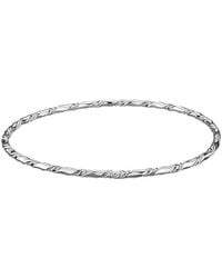 Italian Silver - Bangle - Lyst