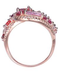 Genevive Jewelry - Diamond Cz Statement Ring - Lyst