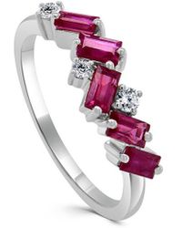 Sabrina Designs - 14k 1.05 Ct. Tw. Diamond & Ruby Cocktail Ring - Lyst