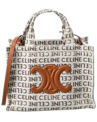 Celine - Cabas Thais Small Canvas Tote - Lyst