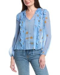 Jason Wu - Ruffle Silk Blouse - Lyst