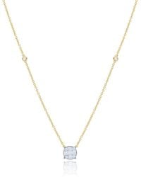 Diana M. Jewels - 14k 0.17 Ct. Tw. Diamond Necklace - Lyst