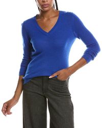 Forte - Basic V-Neck 100% Cashmere Pullover - Lyst