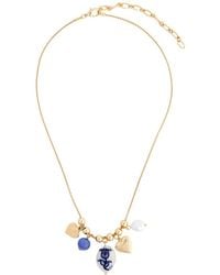 Saachi - 14K Mixed Charm Necklace - Lyst