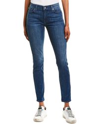 7 For All Mankind 7 For All Mankind Gwenevere Rich Blue Orchid Skinny Leg