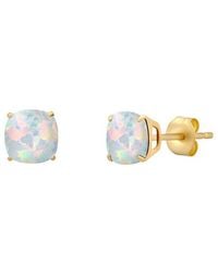 MaxColor - 14K 0.65 Ct. Tw. Lab-Grown Created Sapphire Stud Earrings - Lyst