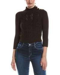 L'Agence - Kamdyn Cable Mock Neck - Lyst