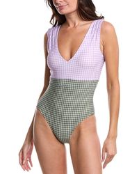 summersalt - The Ruched Backflip One-Piece - Lyst