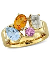 Rina Limor - 2.55 Ct. Tw. Topaz & Madeira Citrine & Quartz & Amethyst Ring - Lyst
