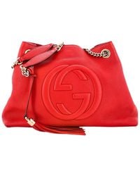 Gucci - Sheep Leather Soho Chain Strap Shoulder Bag Medium (Authentic Pre- Loved) - Lyst