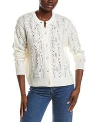 NAADAM - Premium Wool & Cashmere-Blend Pointelle Cardigan - Lyst