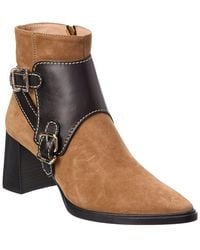 Tod's - Suede & Leather Boot - Lyst