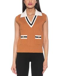 Alexia Admor - Michelle Vest Top - Lyst