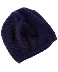 Portolano - Slouchy Stitched Cashmere Beanie - Lyst