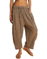 Free People - Striped Quinn Pant - Lyst