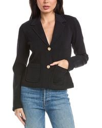 St. John - Fitted Knit Jacket - Lyst