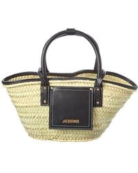 Jacquemus - Le Petit Panier Leather Tote - Lyst
