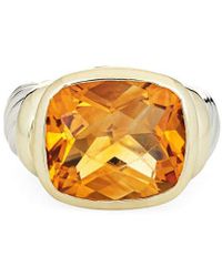 David Yurman - 14K & Citrine Noblesse Ring (Authentic Pre-Owned) - Lyst