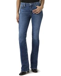 PAIGE - Manhattan High Rise Bootcut Novelist Jean - Lyst