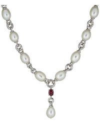 Belpearl - 10-11Mm Pearl Lariat Necklace - Lyst