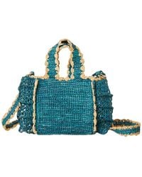 BTB Los Angeles - Odesa Mini Straw Tote - Lyst