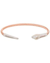 Meshmerise - 18K Vermeil 0.12 Ct. Tw. Diamond Mesh Bangle - Lyst