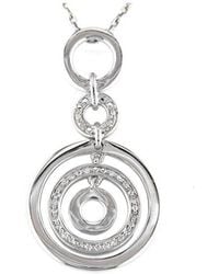 Diamond Select Cuts - 0.05 Ct. Tw. Diamond Circle Necklace - Lyst