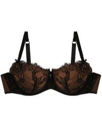 Dita Von Teese Balconette Lace Bra - Black