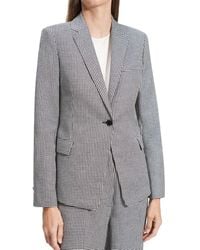 Theory - Slim Fit Linen-Blend Blazer - Lyst