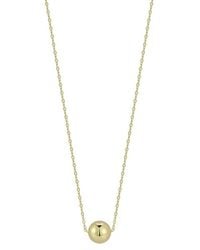 Ember Fine Jewelry - 14k Ball Necklace - Lyst