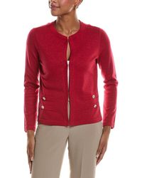 St. John - Knit Cardigan - Lyst