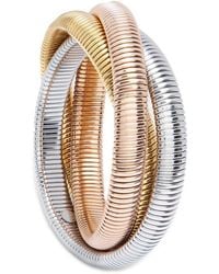 Saachi - Stainless Steel Three Tone Coil Three Tone Coil - Lyst