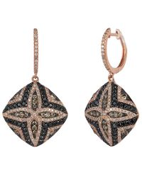Le Vian 14k Rose Gold 1.34 Ct. Tw. Diamond Earrings - Multicolour