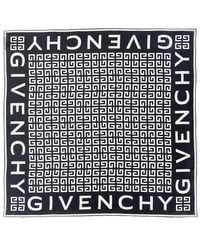 Givenchy - 4G Small Square Silk Scarf - Lyst