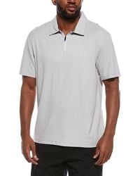 Ted Baker - Rib Zip Polo Shirt - Lyst