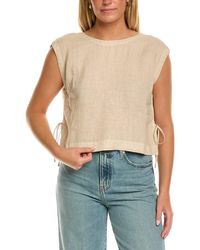 Velvet By Graham & Spencer - Tavia Sleeveless Woven Linen Top - Lyst