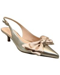 Jack Rogers - Debra Leather Slingback Heel - Lyst