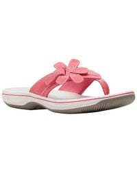 Clarks - Brinkley Flora Flip Flop - Lyst