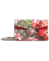 Gucci - Blooms Print Gg Coated Canvas Dionysus Bag Super Mini (Authentic Pre-Loved) - Lyst