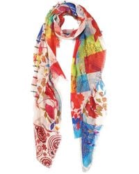 Blue Pacific - Vintage Italian Pop Art Scarf - Lyst