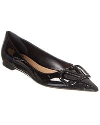 valentino black flats