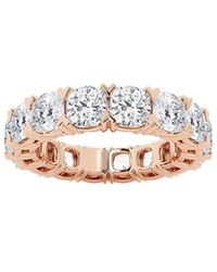 Lab Grown Diamonds - 14K Rose.00 Ct. Tw. Lab Grown Diamond Eternity Ring - Lyst