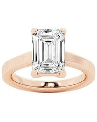 Lab Grown Diamonds - 14K 7.00 Ct. Tw. Lab-Grown Diamond Solitaire Engagement Ring - Lyst