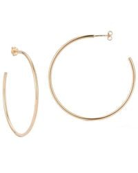 Glaze Jewelry - 14k Rose Gold Vermeil Thick Hoops - Lyst