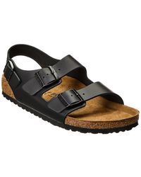 Birkenstock - Milano Bs Narrow Fit Leather Sandal - Lyst