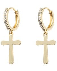 Eye Candy LA - The Luxe Collection 24K Plated Carla Earrings - Lyst