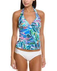 La Blanca - Palm Halter Goddess Tankini Top - Lyst